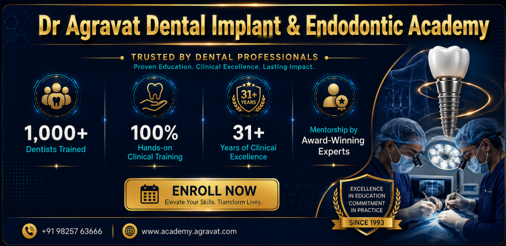 Trusted by Dentist Dr Agravat Dental Implant & Endodontic Academy Thaltej, Ahmedabad, Gujarat, india